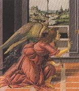 Details of Annunciation (mk36) Botticelli